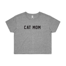 Load image into Gallery viewer, CAT MOM Crop T-Shirt