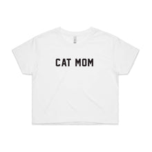 Load image into Gallery viewer, CAT MOM Crop T-Shirt