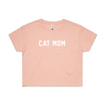 Load image into Gallery viewer, CAT MOM Crop T-Shirt
