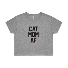 Load image into Gallery viewer, CAT MOM AF Crop T-Shirt