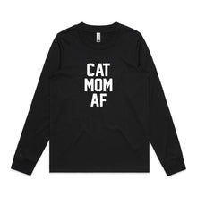 Load image into Gallery viewer, CAT MOM AF Long Sleeve T-Shirt