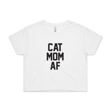 Load image into Gallery viewer, CAT MOM AF Crop T-Shirt