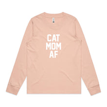 Load image into Gallery viewer, CAT MOM AF Long Sleeve T-Shirt