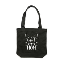 Load image into Gallery viewer, CAT MOM (WHISKERS+EARS) Luxe Tote Bag
