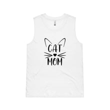 Load image into Gallery viewer, CAT MOM (WHISKERS+EARS) Ladies Tank