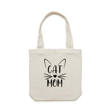 Load image into Gallery viewer, CAT MOM (WHISKERS+EARS) Luxe Tote Bag