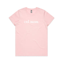 Load image into Gallery viewer, CAT MOM (thick cursive) Classic T-Shirt