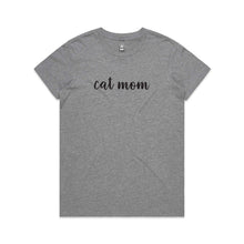 Load image into Gallery viewer, CAT MOM (thick cursive) Classic T-Shirt