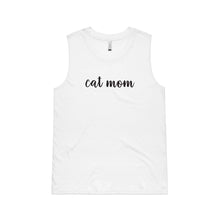 Load image into Gallery viewer, CAT MOM (thick cursive) Ladies Tank
