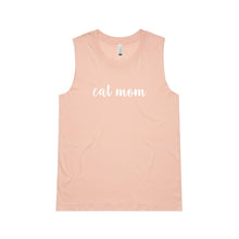 Load image into Gallery viewer, CAT MOM (thick cursive) Ladies Tank