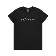 Load image into Gallery viewer, CAT MOM (thin cursive) Classic T-Shirt