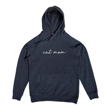 Load image into Gallery viewer, CAT MOM (thin cursive) Hoodie
