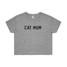Load image into Gallery viewer, CAT MUM Crop T-Shirt