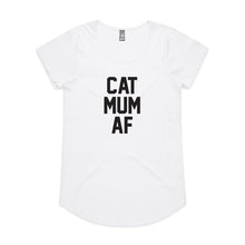 Load image into Gallery viewer, CAT MUM AF Ladies T-Shirt