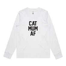 Load image into Gallery viewer, CAT MUM AF Long Sleeve T-Shirt