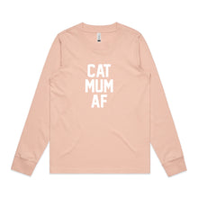 Load image into Gallery viewer, CAT MUM AF Long Sleeve T-Shirt