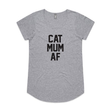 Load image into Gallery viewer, CAT MUM AF Ladies T-Shirt