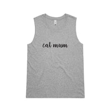 Load image into Gallery viewer, CAT MUM (thick cursive) Ladies Tank