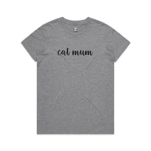 Load image into Gallery viewer, CAT MUM (thick cursive) Classic T-Shirt