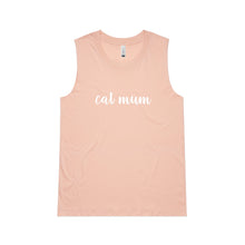 Load image into Gallery viewer, CAT MUM (thick cursive) Ladies Tank