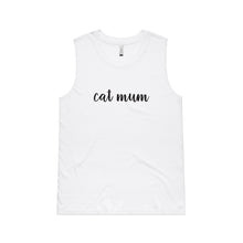 Load image into Gallery viewer, CAT MUM (thick cursive) Ladies Tank