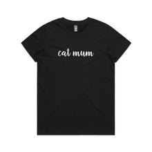 Load image into Gallery viewer, CAT MUM (thick cursive) Classic T-Shirt