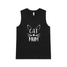 Load image into Gallery viewer, CAT MUM (whiskers + ears) Ladies Tank