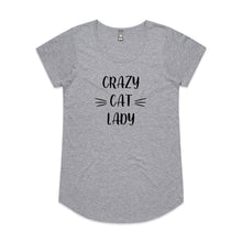 Load image into Gallery viewer, CRAZY CAT LADY Ladies T-Shirt
