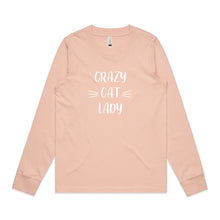 Load image into Gallery viewer, CRAZY CAT LADY Long Sleeve T-Shirt