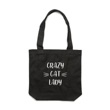 Load image into Gallery viewer, CRAZY CAT LADY Luxe Tote Bag