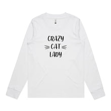 Load image into Gallery viewer, CRAZY CAT LADY Long Sleeve T-Shirt