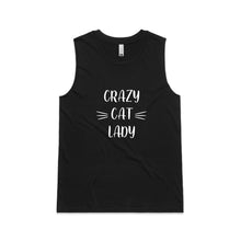 Load image into Gallery viewer, CRAZY CAT LADY Ladies Tank