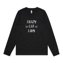 Load image into Gallery viewer, CRAZY CAT LADY Long Sleeve T-Shirt