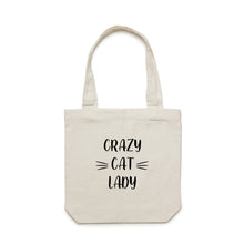 Load image into Gallery viewer, CRAZY CAT LADY Luxe Tote Bag