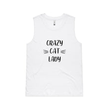 Load image into Gallery viewer, CRAZY CAT LADY Ladies Tank