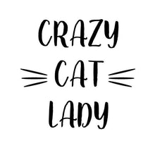 Load image into Gallery viewer, CRAZY CAT LADY Bumper Sticker