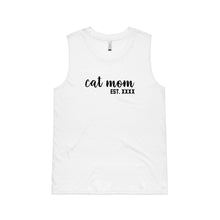 Load image into Gallery viewer, Cat Mom est. Ladies Tank