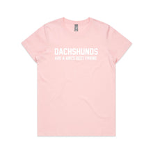 Load image into Gallery viewer, Dachshunds Are A Girl's Best Friend Classic T-Shirt