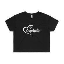 Load image into Gallery viewer, DOGAHOLIC Crop T-Shirt
