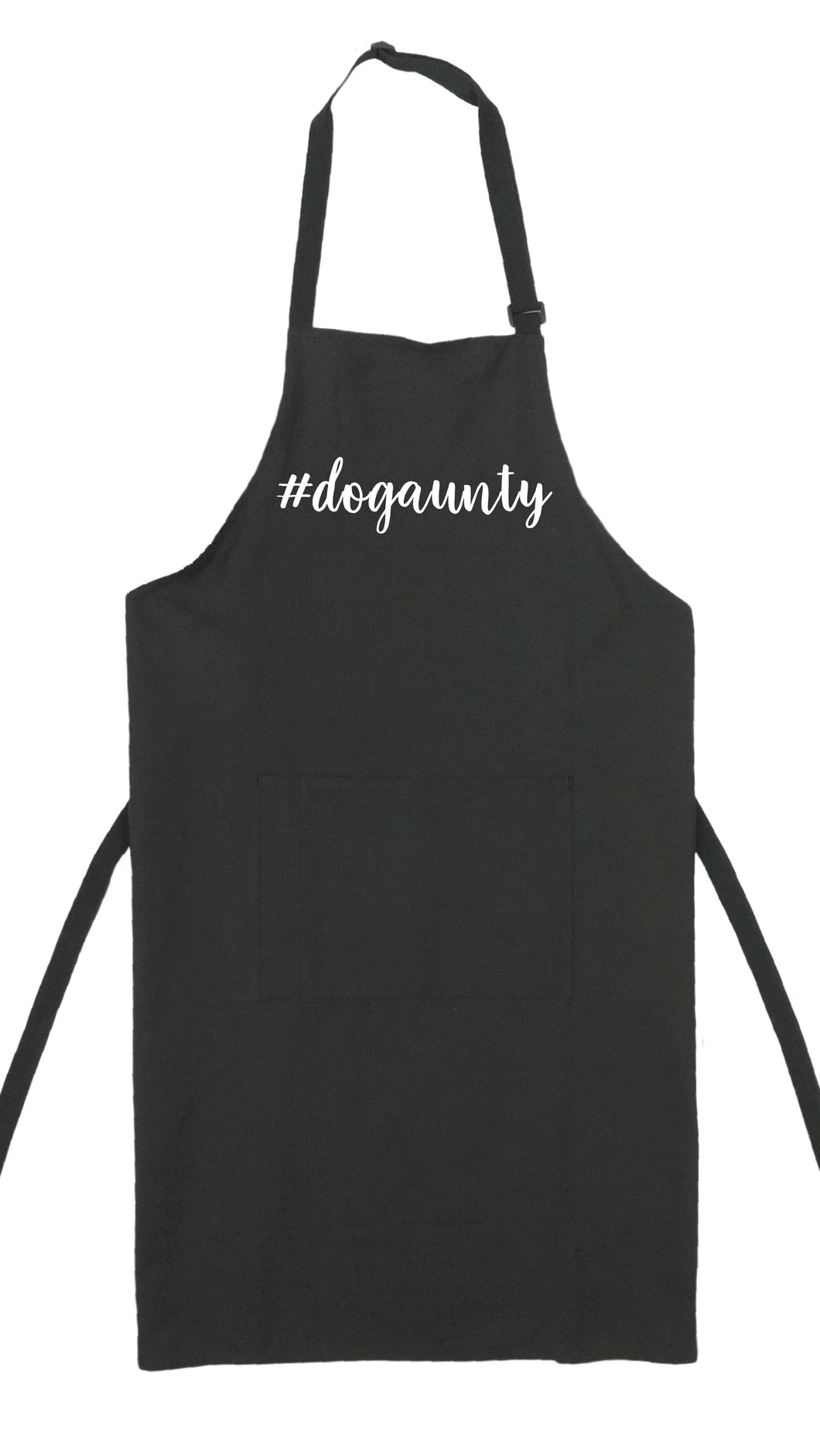 #dogaunty (thick cursive) Apron