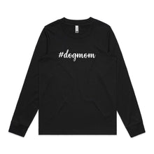 Load image into Gallery viewer, #dogmom (thick cursive) Long Sleeve T-Shirt