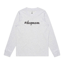 Load image into Gallery viewer, #dogmom (thick cursive) Long Sleeve T-Shirt