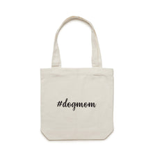 Load image into Gallery viewer, #dogmom (thick cursive) Luxe Tote Bag