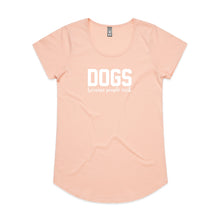 Load image into Gallery viewer, DOGS Because People Suck Ladies T-Shirt