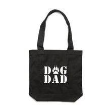 Load image into Gallery viewer, DOG DAD (paw print) Luxe Tote Bag