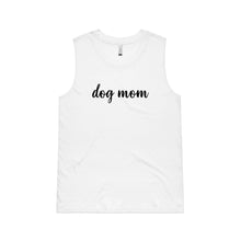 Load image into Gallery viewer, dog mom (thick cursive) Ladies Tank