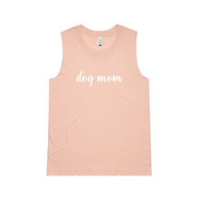 Load image into Gallery viewer, dog mom (thick cursive) Ladies Tank