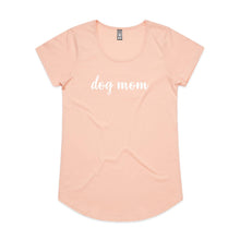 Load image into Gallery viewer, dog mom (thick cursive) Ladies T-Shirt