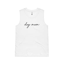 Load image into Gallery viewer, dog mom (thin cursive) Ladies Tank