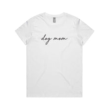 Load image into Gallery viewer, dog mom (thin cursive) Classic T-Shirt
